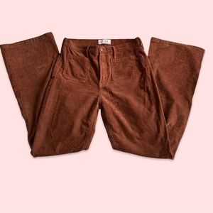 Gap flare corduroy pants